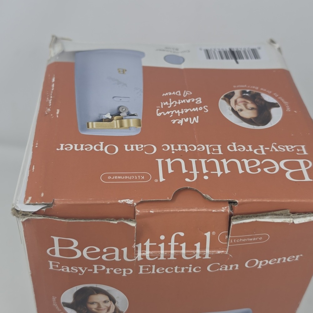 New Beautiful 19438 Easy-Prep Electric Can Opener, by Drew Barrymore - Picture 7 of 7
